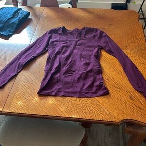 Fabletics long sleeve purple top
